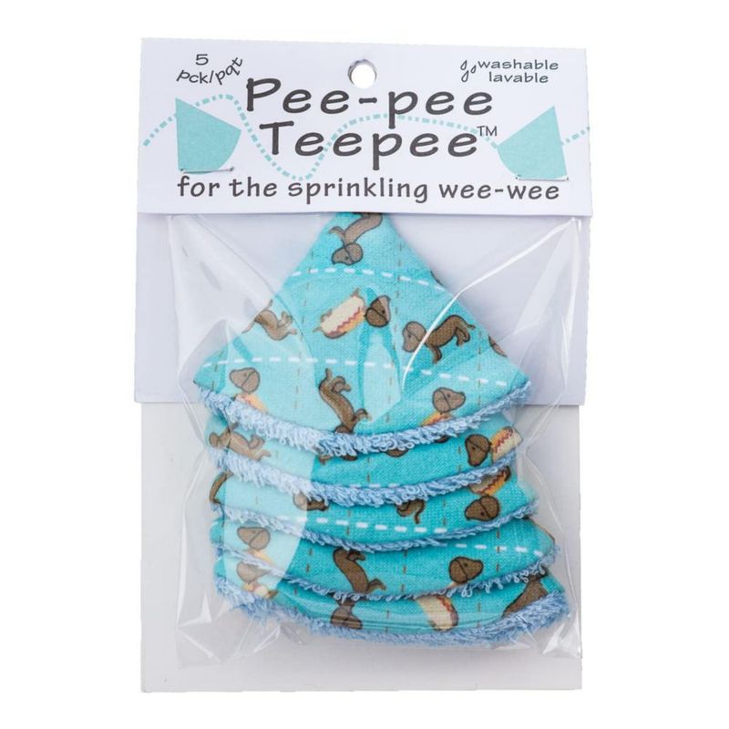 Protector de Incontinencia Beba Bean para Bebés Varones con Diseño de Perro Salchicha - Pack de 5