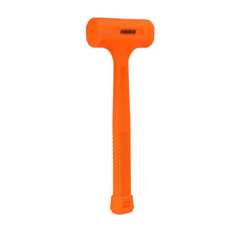 Martillo de Impacto Sin Rebote NEIKO 227 g Naranja Neón Soft Blow