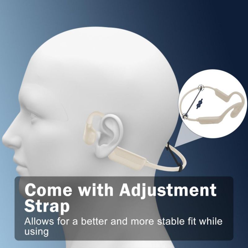Auriculares MARLALL impermeables de conducción ósea 32 GB (caqui)