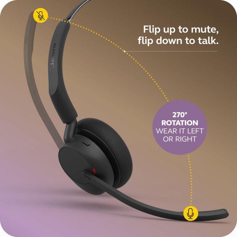 Auriculares Jabra Evolve3 45 inalámbricos Bluetooth con USB‑C