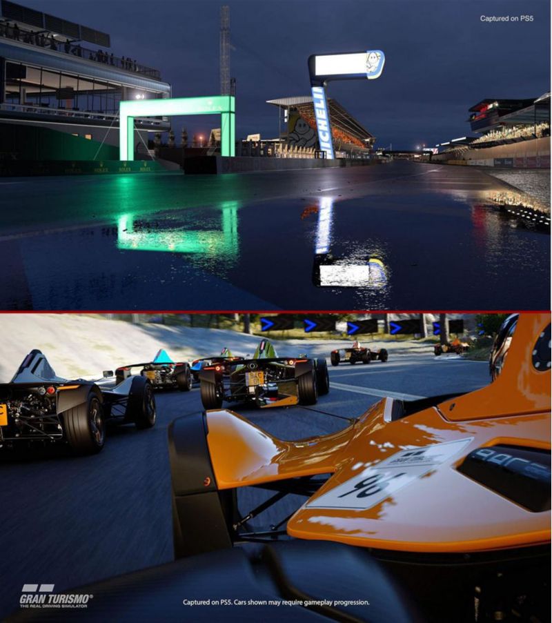 Juego Gran Turismo 7 para PS5 + Palancas de pulgar PremGear y paño de limpieza