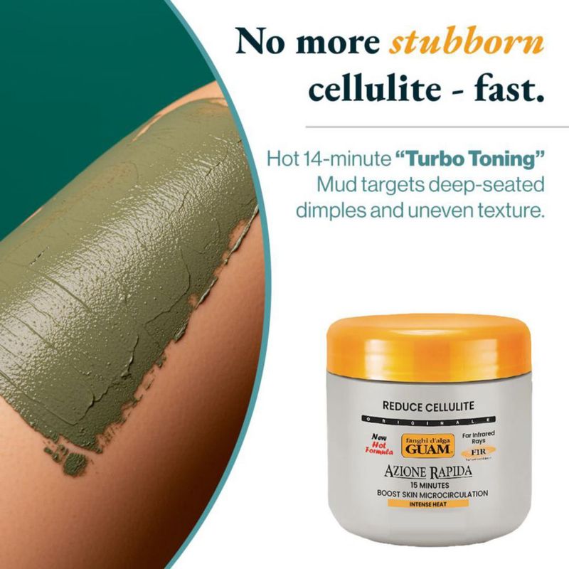 Envoltura Corporal de Barro de Algas Marinas Guam Anticelulitis con Tratamiento FIR
