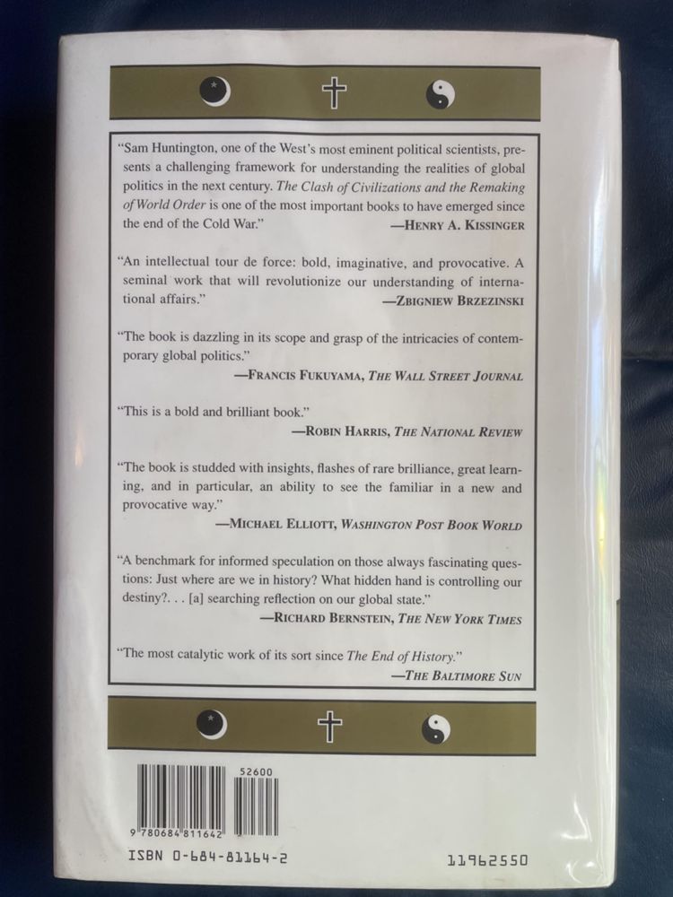 Libro Simon & Schuster – Choque de Civilizaciones