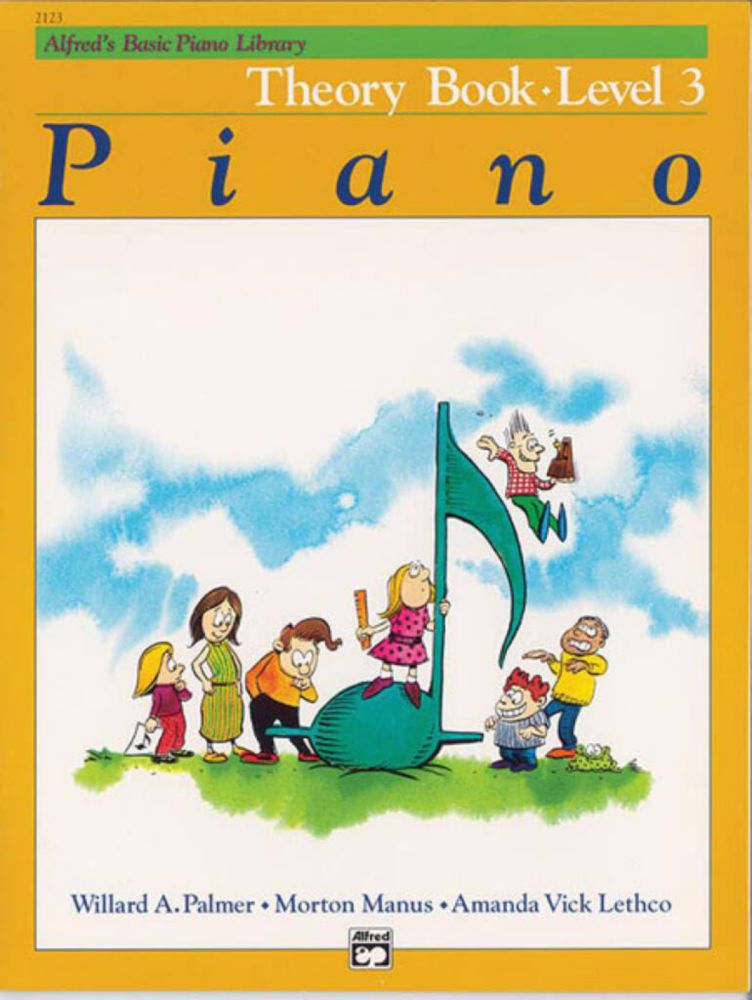 Teoría de la Biblioteca Básica de Piano de Alfred Libro 3