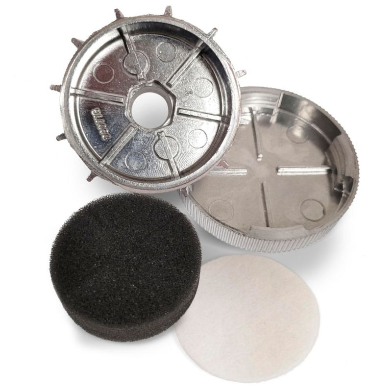 Filtro de Aire para Motor VIAIR Silenciador de Entrada Metálico 3/8" NPT