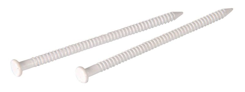Clavos para paneles Hillman 25 cm #16 170 g con acabado blanco
