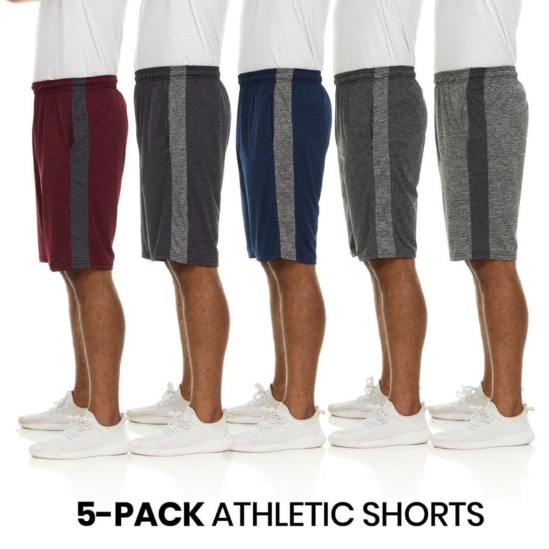 Pantalones cortos Essential Elements 5 unidades secado rápido y bolsillos