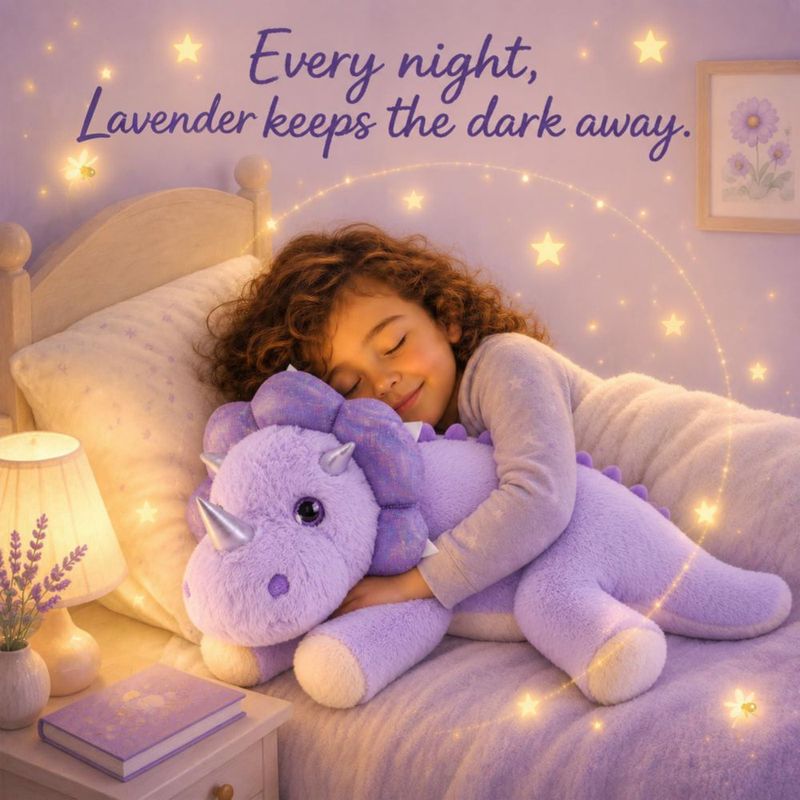 Peluche Dinosaurio con Peso y Almohada de Peluche gnomantic