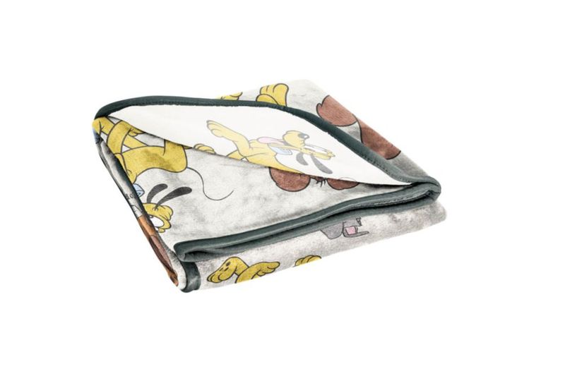 Manta de felpa Jay Franco 117 × 142 cm Disney Dogs color beige