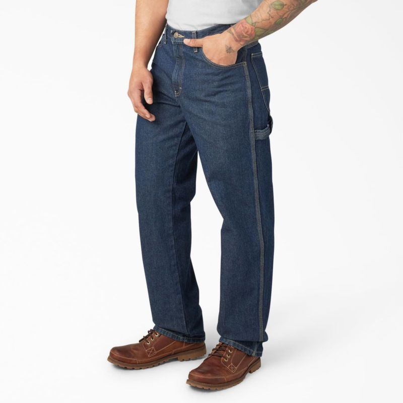 Jeans tipo carpintero Dickies 40W x 76 cm Lavado a la piedra