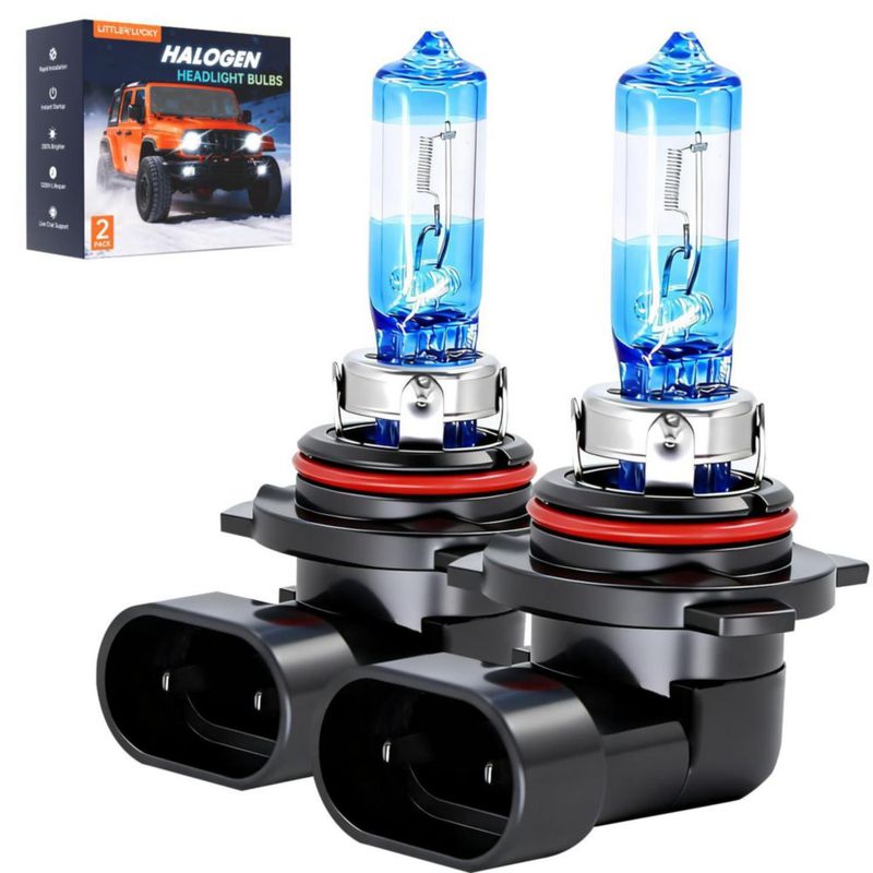 Bombillas de faros littlelucky 9012/HIR2 3800K (pack de 2)
