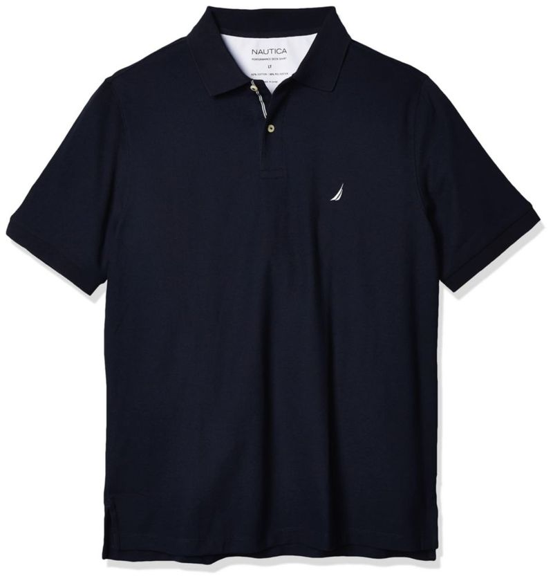 Polo Nautica Azul Marino 5XLT Alto Ajuste Clásico