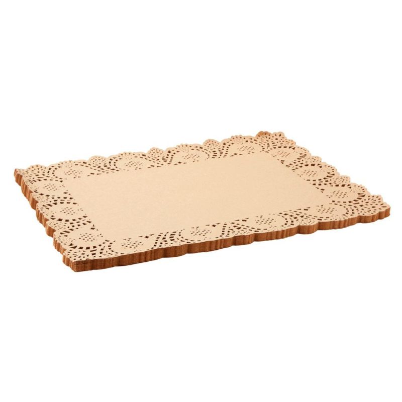 Mantel individual Juvale 39x29 cm Marrón - Pack de 100 desechables