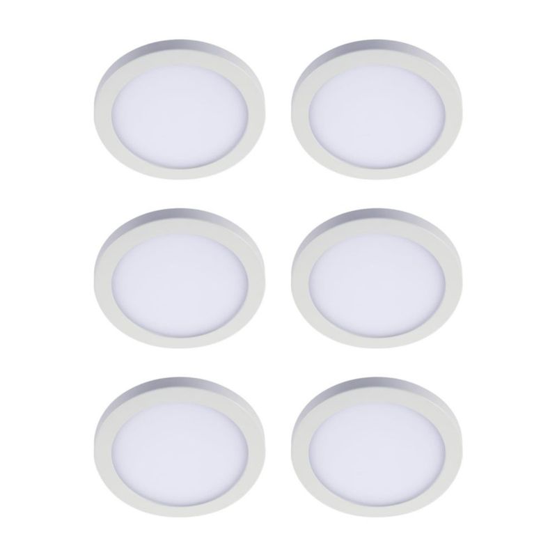 Lámpara de techo HALO 10 cm 5CCT 6 piezas SMD LED