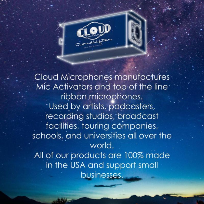 Cable XLR de 76 m con Activador de Micrófono CL-1 – Cloud Microphones