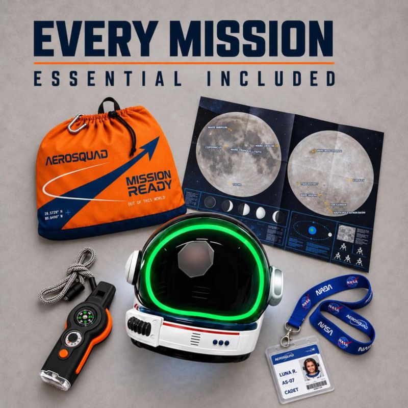 Traje de Astronauta AEROSQUAD Infantil con Casco Iluminado