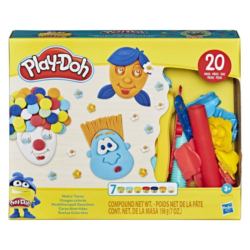 Kit Play-Doh Makin' Faces 7 colores 198 g