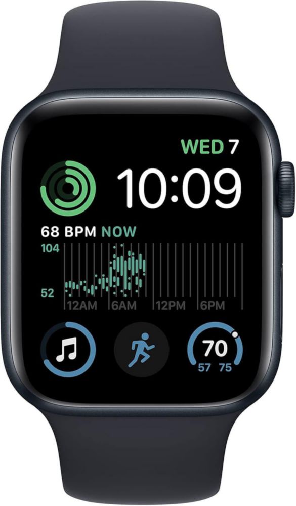 Funda reacondicionada de aluminio Midnight Watch Series 9 (GPS + Cellular 45 mm) con correa Midnight
