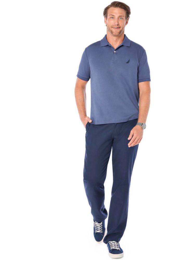 Camisa Polo Nautica XL Azul Índigo de Algodón