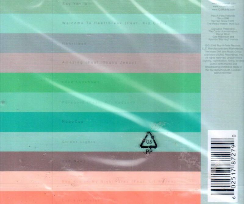 Música Mercury 808s & Heartbreak