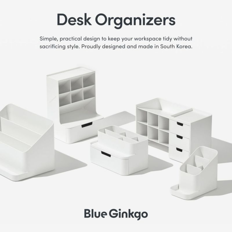 Caddy BLUE GINKGO Portátil Azul – Hecho en Corea