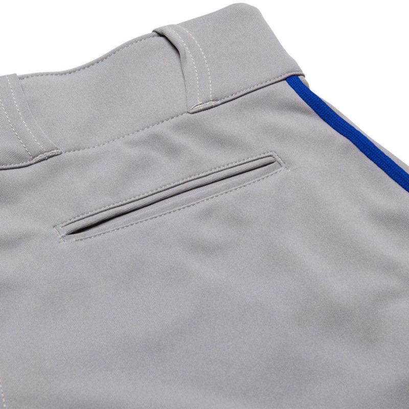 Pantalones tipo knickers de béisbol CHAMPRO Juvenil Talla Grande Gris/Azul Real