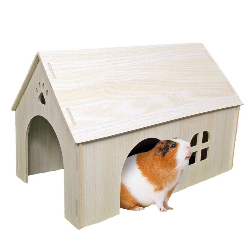 Casa de Madera para Cobayas Amonk 38 × 23 × 25 cm