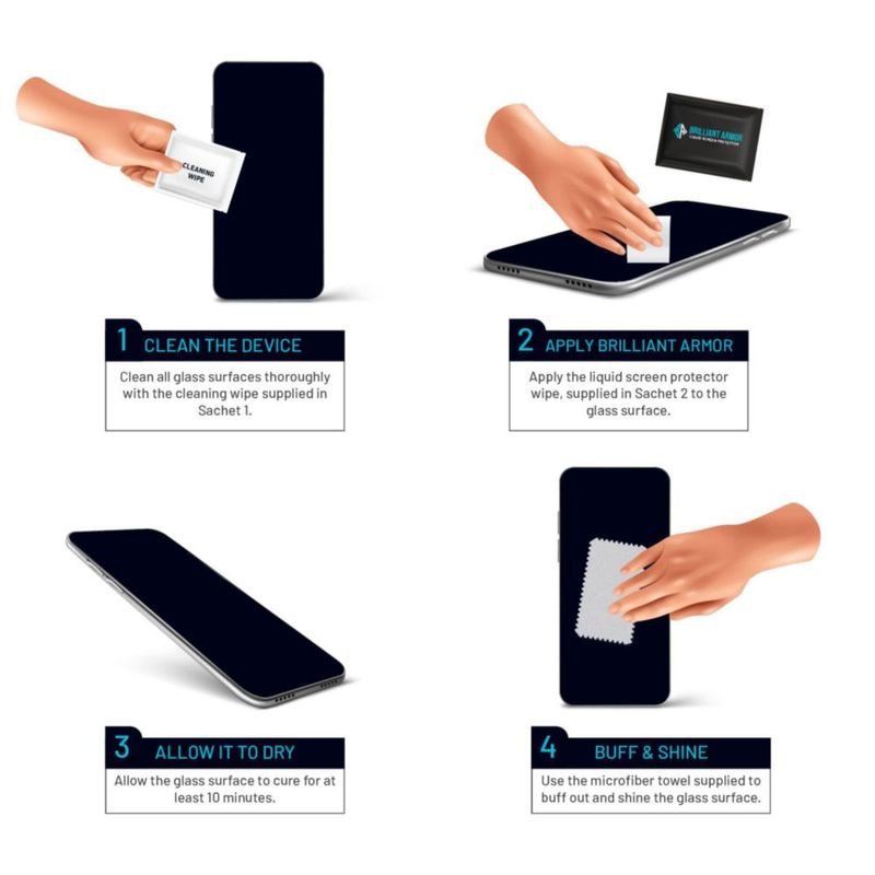 Protector de pantalla BRILLIANT ARMOR universal Nano