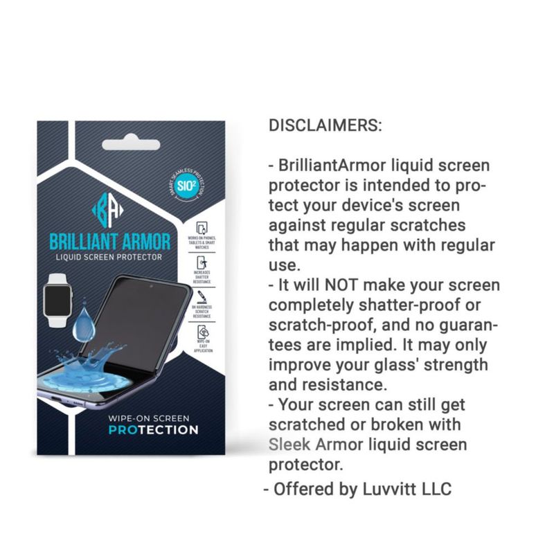 Protector de pantalla BRILLIANT ARMOR universal Nano
