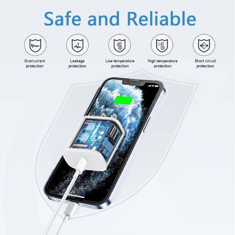 Cargador Vagavo Pack 3 USB‑C con cable Lightning de 3 m