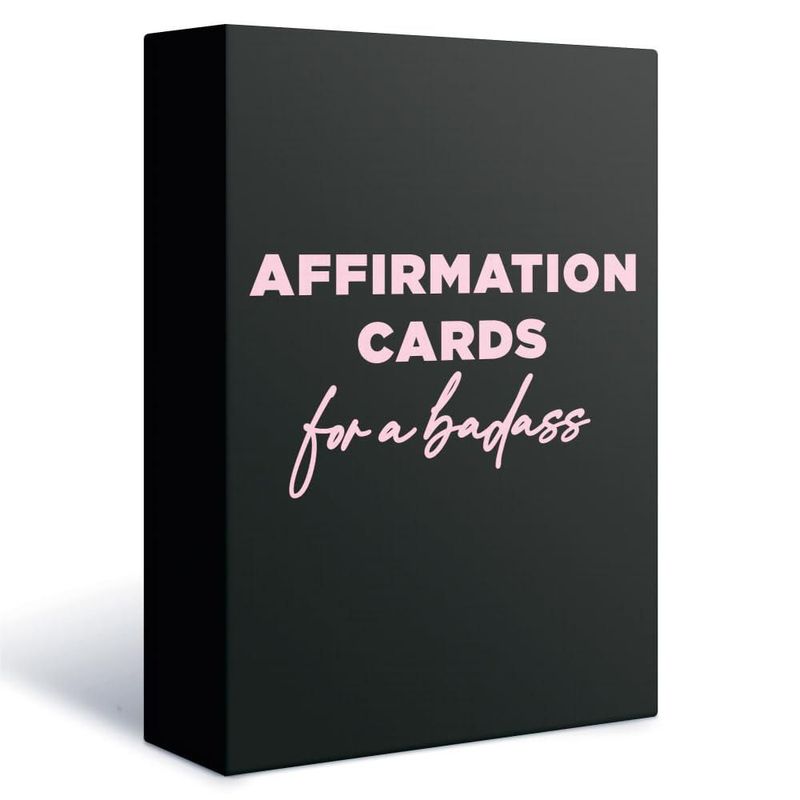 Juego de 52 cartas de afirmación Astralux – Motivación diaria