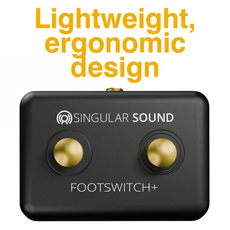 Pedal de control Dual Momentary Singular Sound (Negro)