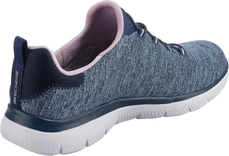 Zapatillas Skechers Summits-Quick Getaway para mujer color azul marino y morado 65 W