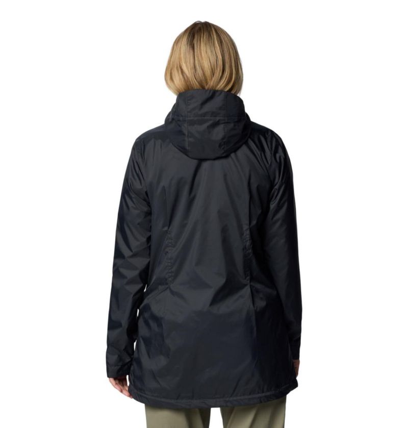 Chaqueta impermeable para mujer Columbia Switchback II Forrada Negra (talla S)