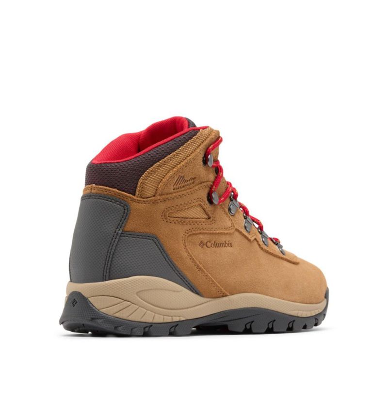 Bota Columbia Newton Ridge Plus Impermeable para Mujer 2024 Alce/Rojo