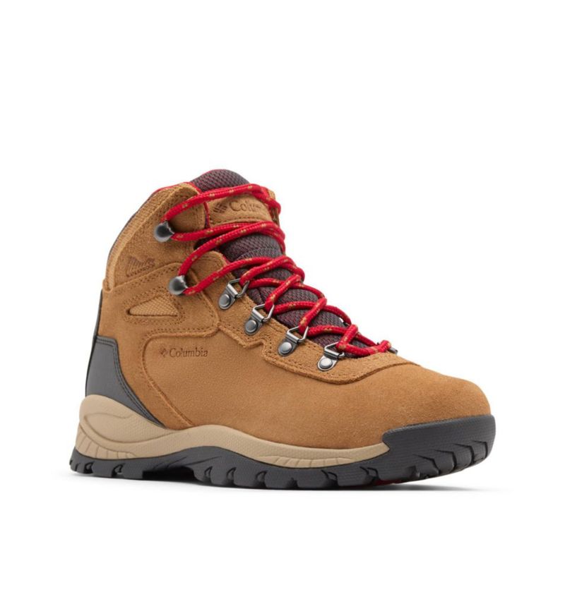 Bota Columbia Newton Ridge Plus Impermeable para Mujer 2024 Alce/Rojo