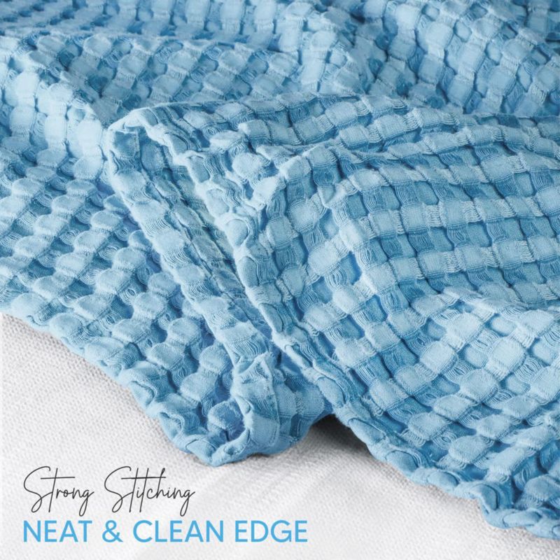 Manta Utopia Bedding Queen 229 × 229 cm Azul Celeste
