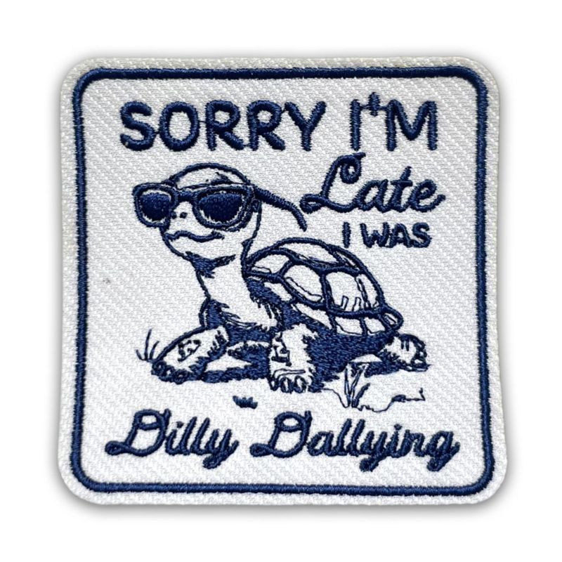Parche de Tela LILIROZE 76 cm Tortuga con Applique Termoadherible