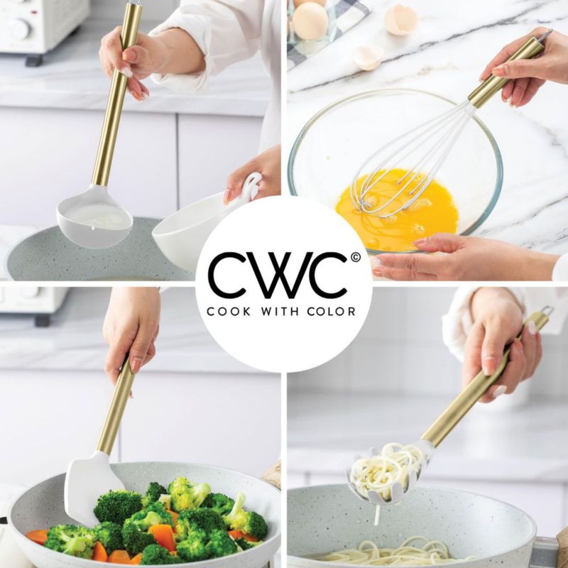 Set de 11 Utensilios de Cocina COOK WITH COLOR en Dorado