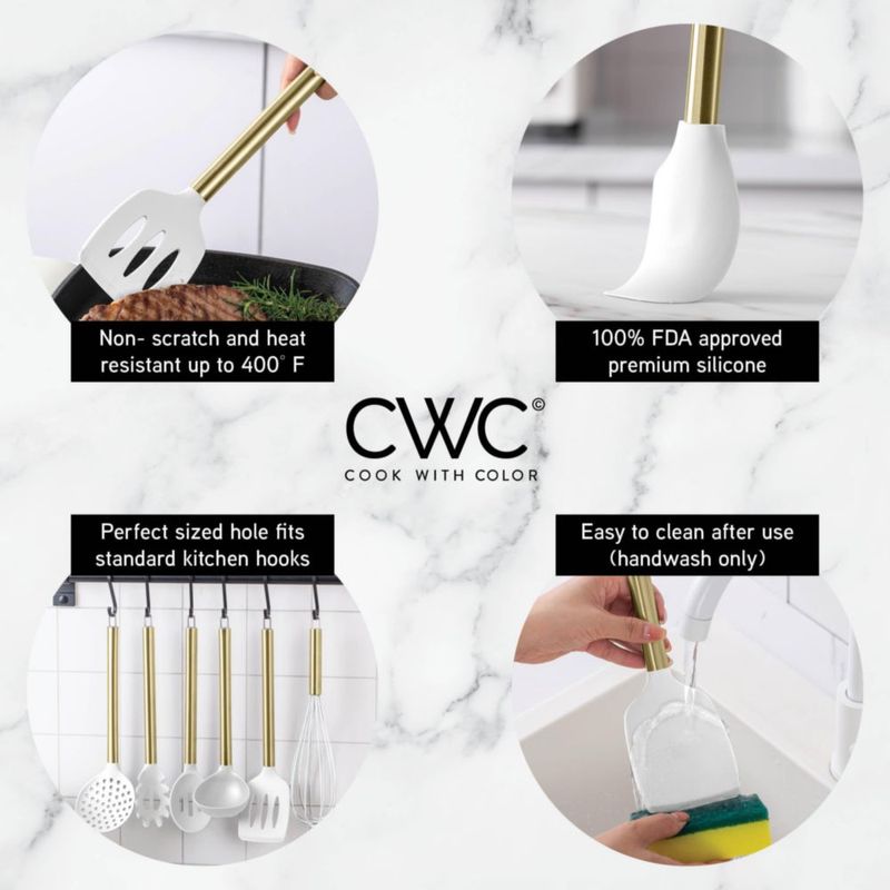 Set de 11 Utensilios de Cocina COOK WITH COLOR en Dorado