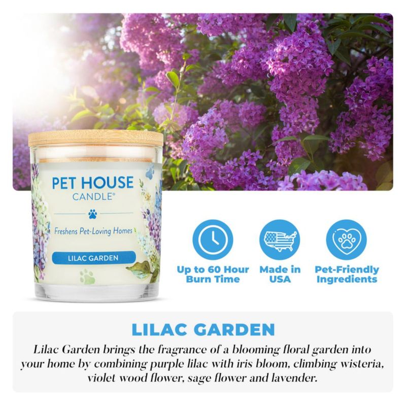 Vela One Fur All Lilac Garden - Pack de 2 Cera de origen vegetal