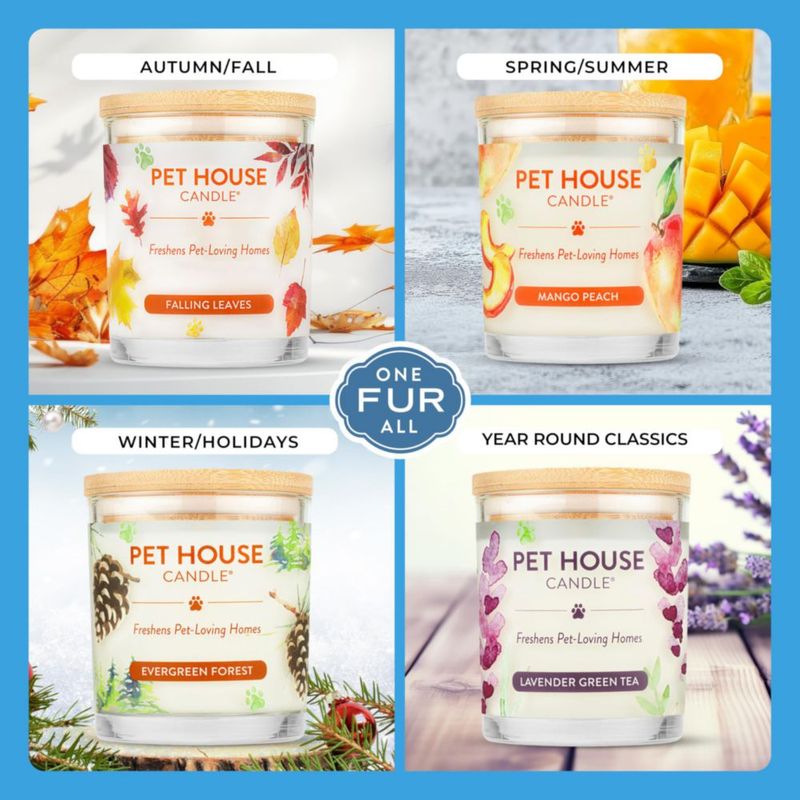 Vela One Fur All Lilac Garden - Pack de 2 Cera de origen vegetal