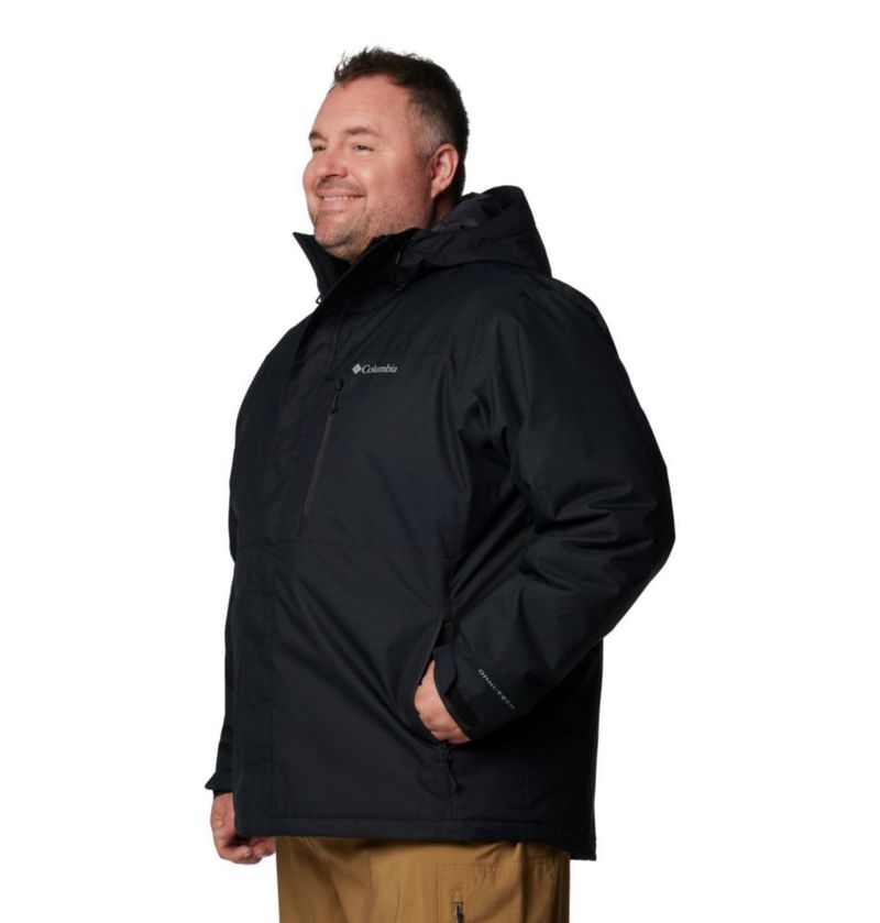 Abrigo Columbia Tipton Peak III negro talla grande alta
