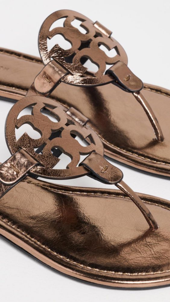 Sandalia Tory Burch Miller Copper Freeze talla 6 EE. UU.