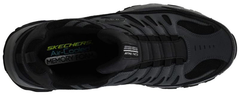 Zapatilla deportiva Skechers Afterburn Memory Fit Carbón/Negro