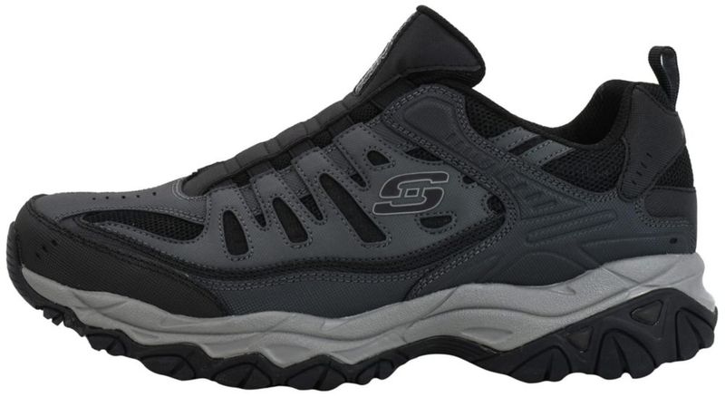 Zapatilla deportiva Skechers Afterburn Memory Fit Carbón/Negro