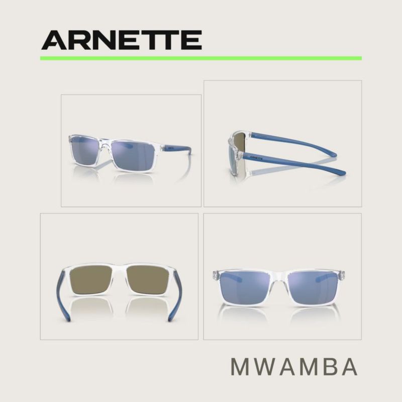 Gafas de sol ARNETTE Mwamba 57 mm polarizadas rectangulares