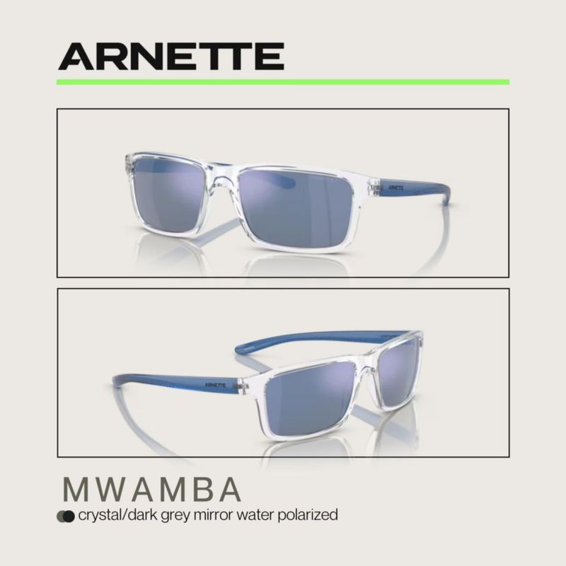 Gafas de sol ARNETTE Mwamba 57 mm polarizadas rectangulares