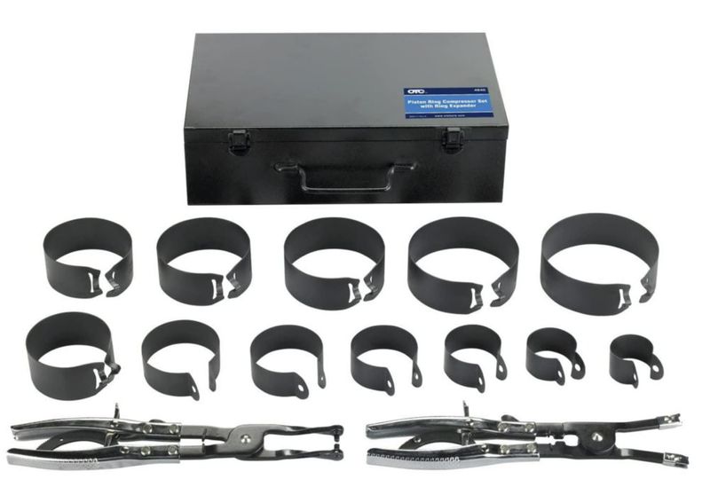 Juego de Compresor de Anillos de Pistón OTC 4840 con Expansor y Estuche