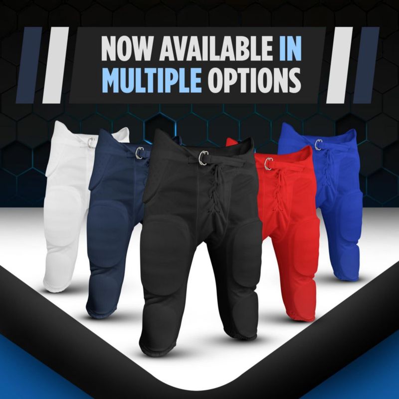 Pantalones de fútbol americano Sports Unlimited para adulto azul marino acolchados